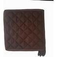thumbnail image 1 of 100% Cotton Pot Holders for Kitchen 8" x 8" Inches Heat Resistant Pot Holder Pack of 10 Chocolate, 1 of 5