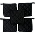 thumbnail image 1 of 100% Cotton Pot Holders for Kitchen 8" x 8" Inches Heat Resistant Pot Holder Pack of 10 Navy Blue, 1 of 5