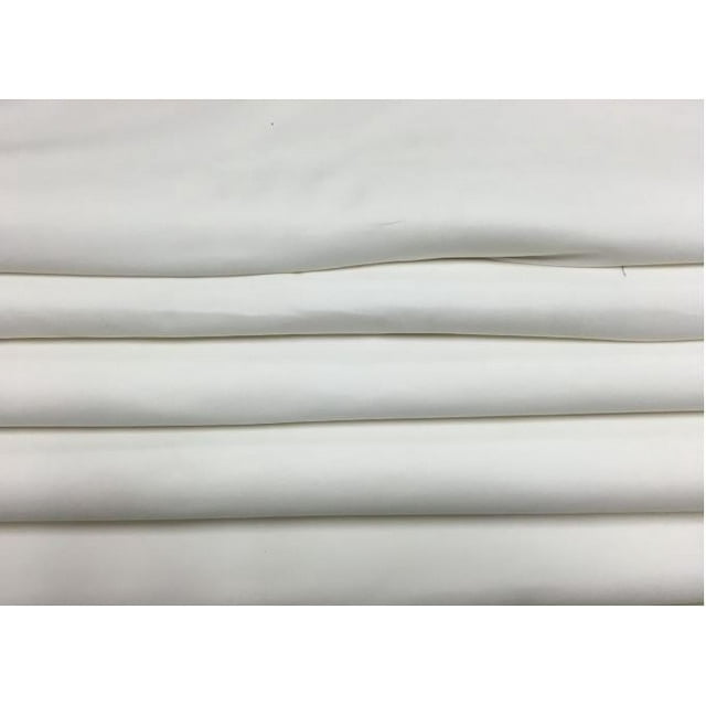 100 Cotton Premium Broadcloth Fabric, 60Inch, White , 10 Yards Bolt