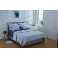 thumbnail image 1 of 100% Cotton Printed Percale Sheets Twin Size, Silver, Deep Pocket, 3 Piece - 1 Flat, 1 Deep Pocket Fitted Sheet and 1 Pillowcase, Crisp Cool and Strong Bed Linen, 1 of 1