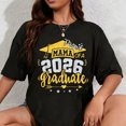 thumbnail image 1 of 100% Cotton Proud Mama Of A 2026 Graduate Grad Senior Graduation T-Shirt, 1 of 5