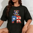 thumbnail image 1 of 100% Cotton Puerto Rico Coquí Frog Flag PR Island Pride T-Shirt, 1 of 5
