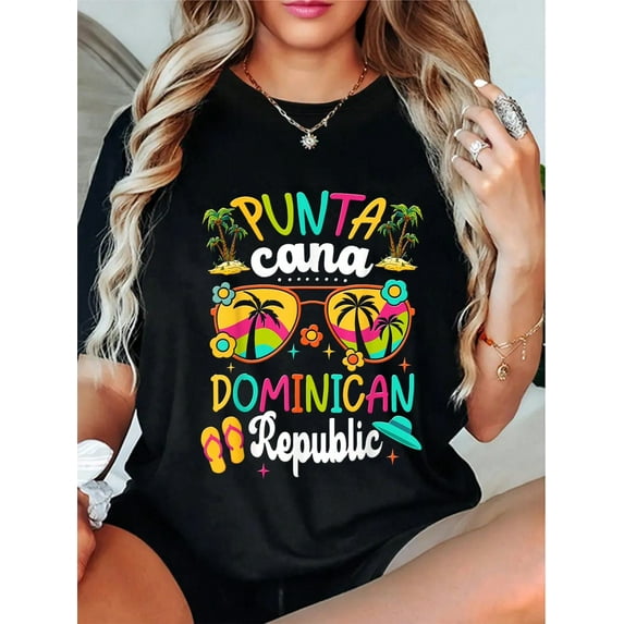 100% Cotton Punta Cana Dominican Republic Vacation Dominican Republic T-Shirt