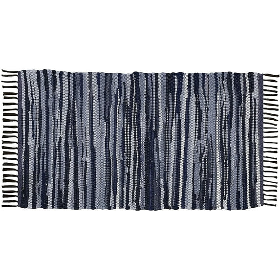 100% Cotton Rag Rug 2’x3' - Multicolor Chindi Rug - Hand Woven & Reversible for Living Room | Kitchen| Entryway | Bedroom Farmhouse Rugs