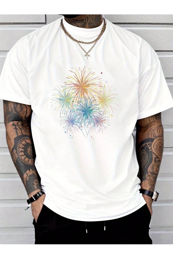 100% Cotton Rakete Pyro Bller Pyrotechnics Fireworks Gift Fireworks Pyrotechnics Explosion Pyro T-Shirt Summer Men For Top