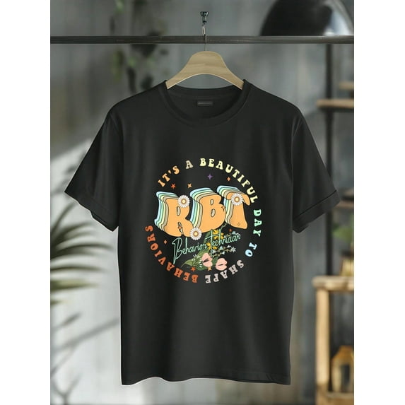 100% Cotton Registered Behavior Technician RBT Behavior Therapist ABA T-Shirt