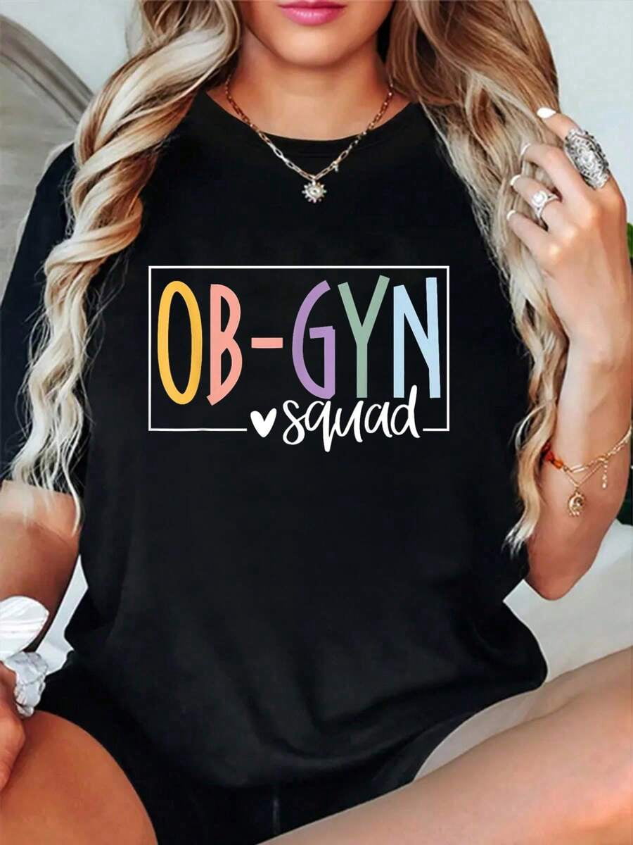 100% Cotton Retro OBGYN Obstetrician Gynecologist Nurse OB GYN T-Shirt ...