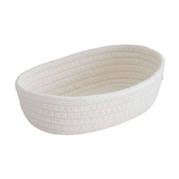100% Cotton Rope Storage Basket Nordic Cotton Rope Woven Storage Baskets Organize Boxs Desktop Sundries Organize Basket Sundries Key Cosmetics Storage