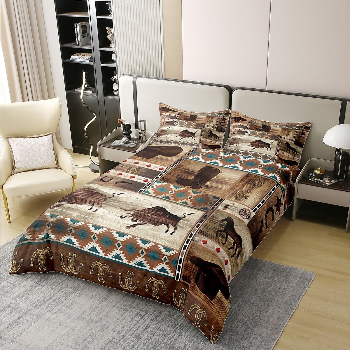 Cactus Ride Cowboy WN0110003CL Duvet Cover Set