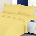 thumbnail image 1 of 100% Cotton Satin Dobby Stripe Sheet 1800 Series Twin Size Set Assorted Gold Color, 1 of 2