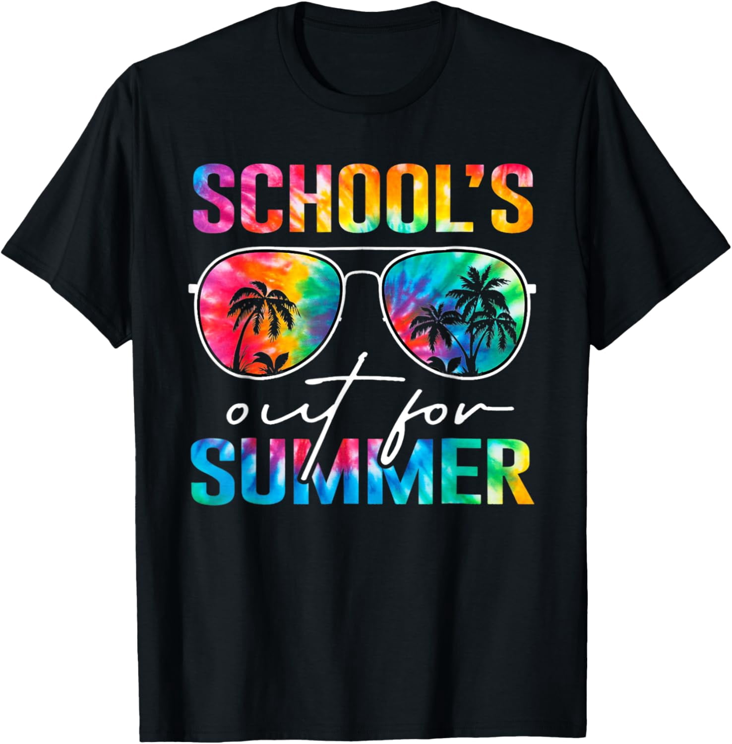 100 Cotton Schools Out For Summer Tie Dye Last Day Of School Teacher T