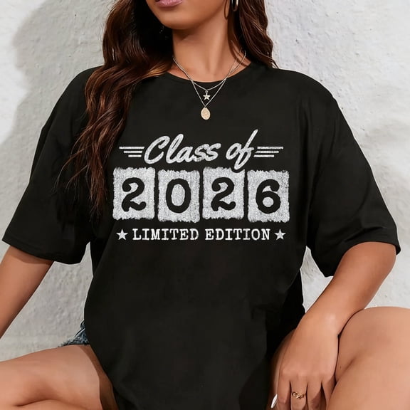 100% Cotton Senior Class of 2026 - Senior Graduation 2026 - Senior 2026 T-Shirt