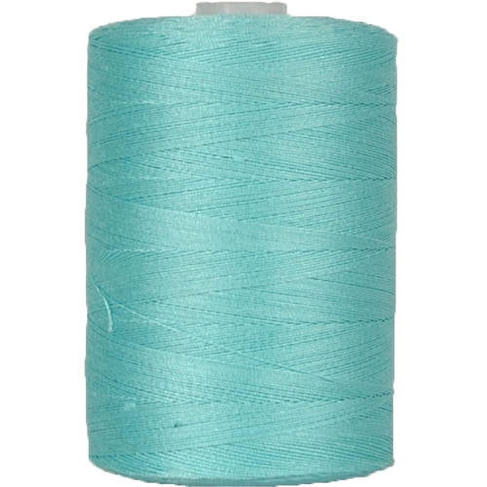 Presencia 60wt Cotton Sewing Thread #0150 Pale Yellow Aqua Green 100m