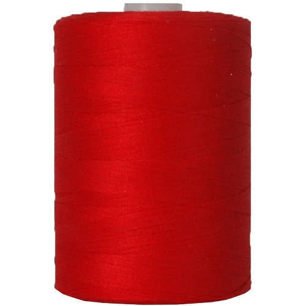 Threadart Polyester Serger Thread - 2750 yds 40/2 - Christmas Red - 56  Colors Available - 4 Cone Bundle Pack 