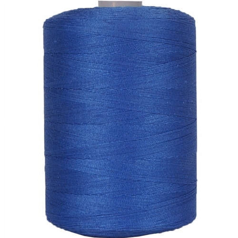 100% Cotton Sewing and Quilting Thread | Color ROYAL BLUE | For Quilting,  Sewing, and Serging | Threadart Brand | 1000M Spools 50/3 Weight | 50  Colors