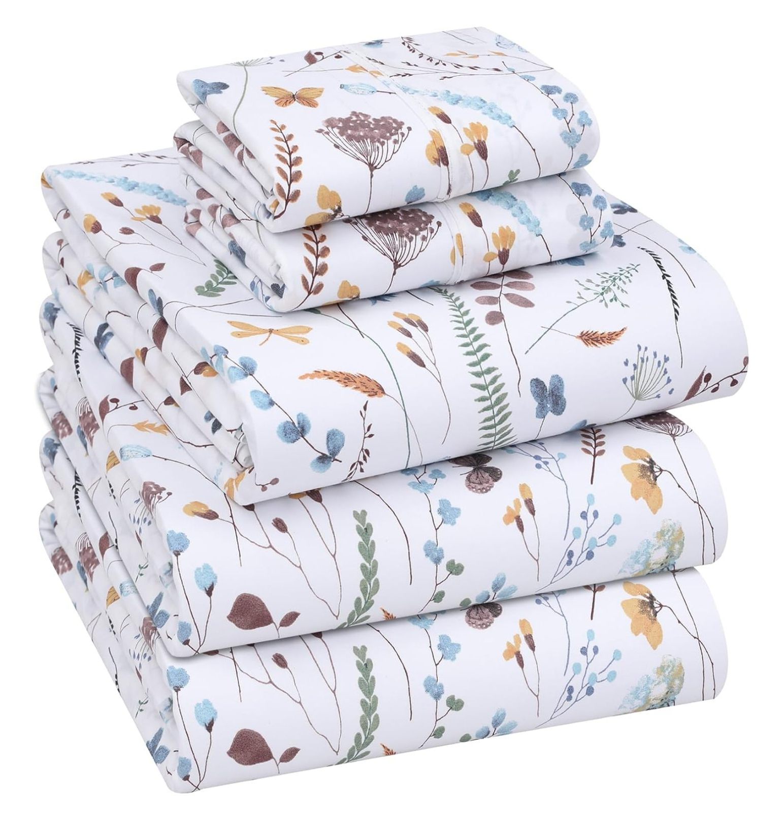 100 Cotton Sheets Crispy Cooling Percale Sheets for Split King Size