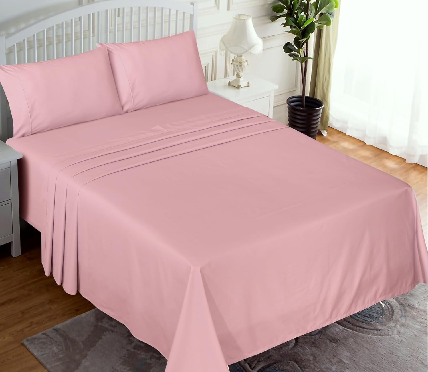 100 Cotton Sheets For Twin Size Bed Crispy Cooling Percale Sheets