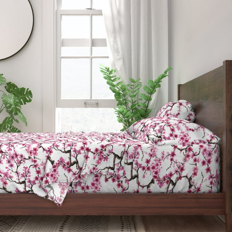 Cherry blossom nursery bedding deals