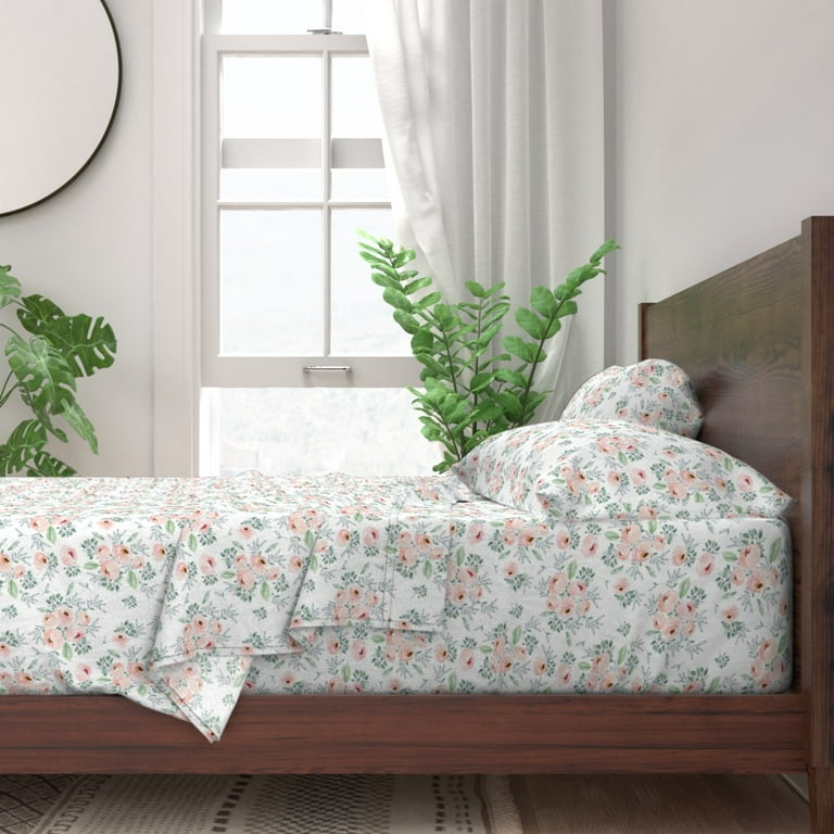 Nursery print sale bed sheets