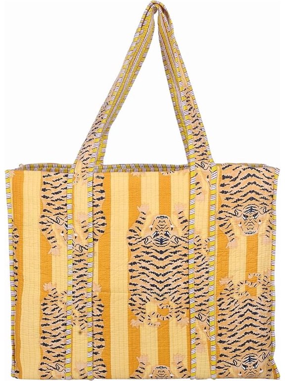 100% Cotton Shoulder Bag Tote Bag Women Reversible Shopping Bag &Grocery Bags Stylish Travel Bag Gift