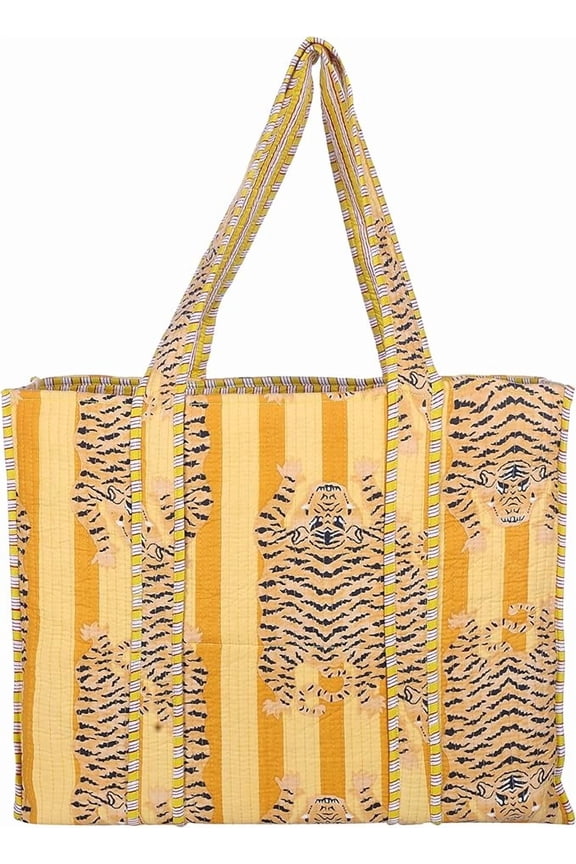 100% Cotton Shoulder Bag Tote Bag Women Reversible Shopping Bag &Grocery Bags Stylish Travel Bag Gift