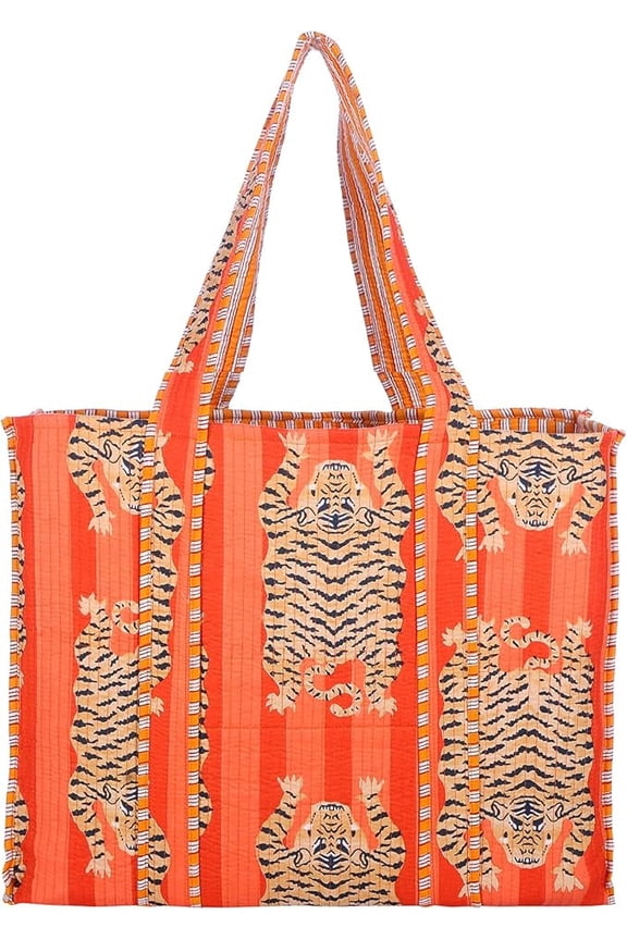 100% Cotton Shoulder Bag Tote Bag Women Reversible Shopping Bag &Grocery Bags Stylish Travel Bag Gift