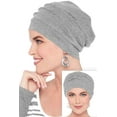 thumbnail image 1 of 100% Cotton Slouchy Snood | Slouchy Beanie Hat | Cancer Hats for Chemo, 1 of 1