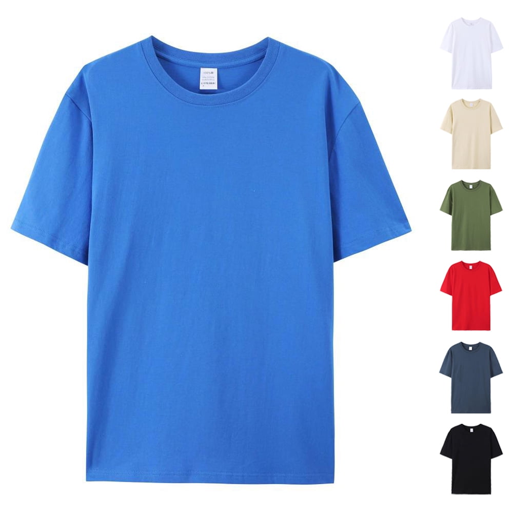 Lot De 6 T-Shirts Col Rond Blancs 100% Coton - Taille XL - Neufs Avec Étiquettes