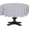 thumbnail image 1 of 100% Cotton Table Cloth Beautiful & Decorative Great for Buffet Table, | Oval Tablecloth ( 60-Inch x 104-Inch Oval, Silver Grey)., 1 of 1