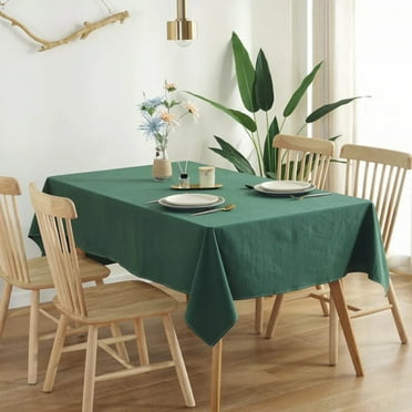 100% Cotton Table Cloth Solid Color Simplicity Wash Cotton Table Cover Restaurant Kitchen Party Holiday Tablecloth Decoration