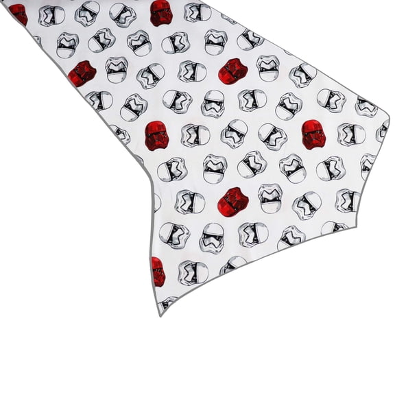 100% Cotton Table Runner Birthday / Event Decoration Star Wars Strom Trooper Helmets