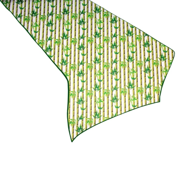 100% Cotton Table Runner Floral Birthday / Event Decoration Bamboo Floral