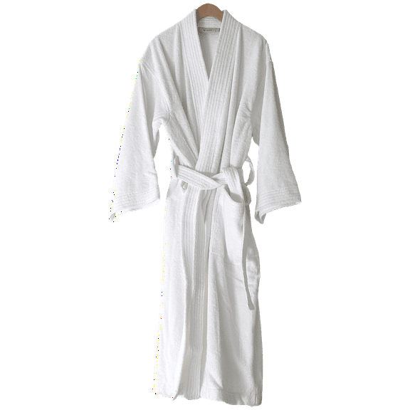 100% Cotton Terry Cloth Bathrobe Unisex | Men Women 52 x 70 Bath Robe Plush | Kimono | Spa, Sauna, Shower