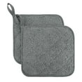 thumbnail image 1 of 100% Cotton Terry Cloth Pot Holder Set, Kitchen Hot Pad Cooking and Baking Set, 2-Pack, 1 of 9
