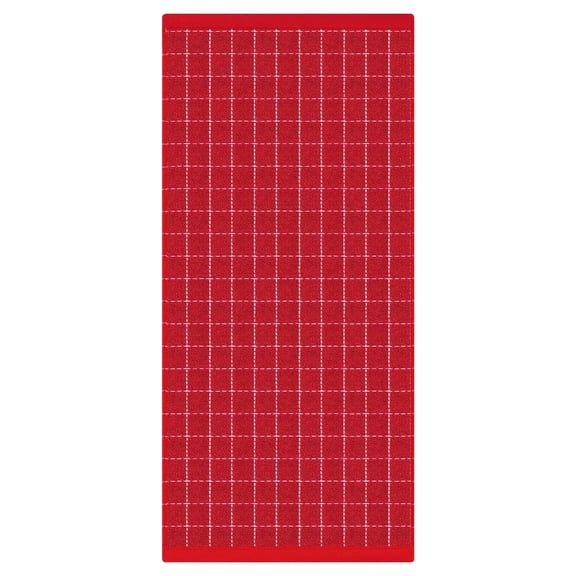 100% Cotton Terry Kitchen Towels, Checkered Designed, Soft and Super Absorbent Dish Towels, 1 Pack, 13 x 28in, Clearance(E)