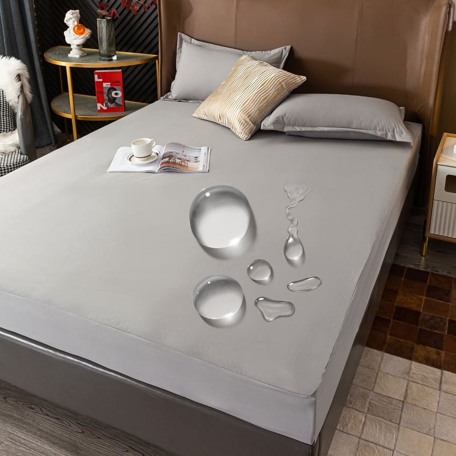 100 Cotton Thick Bed Cover Washable Mattress Pad Cover Anti Mites Bed