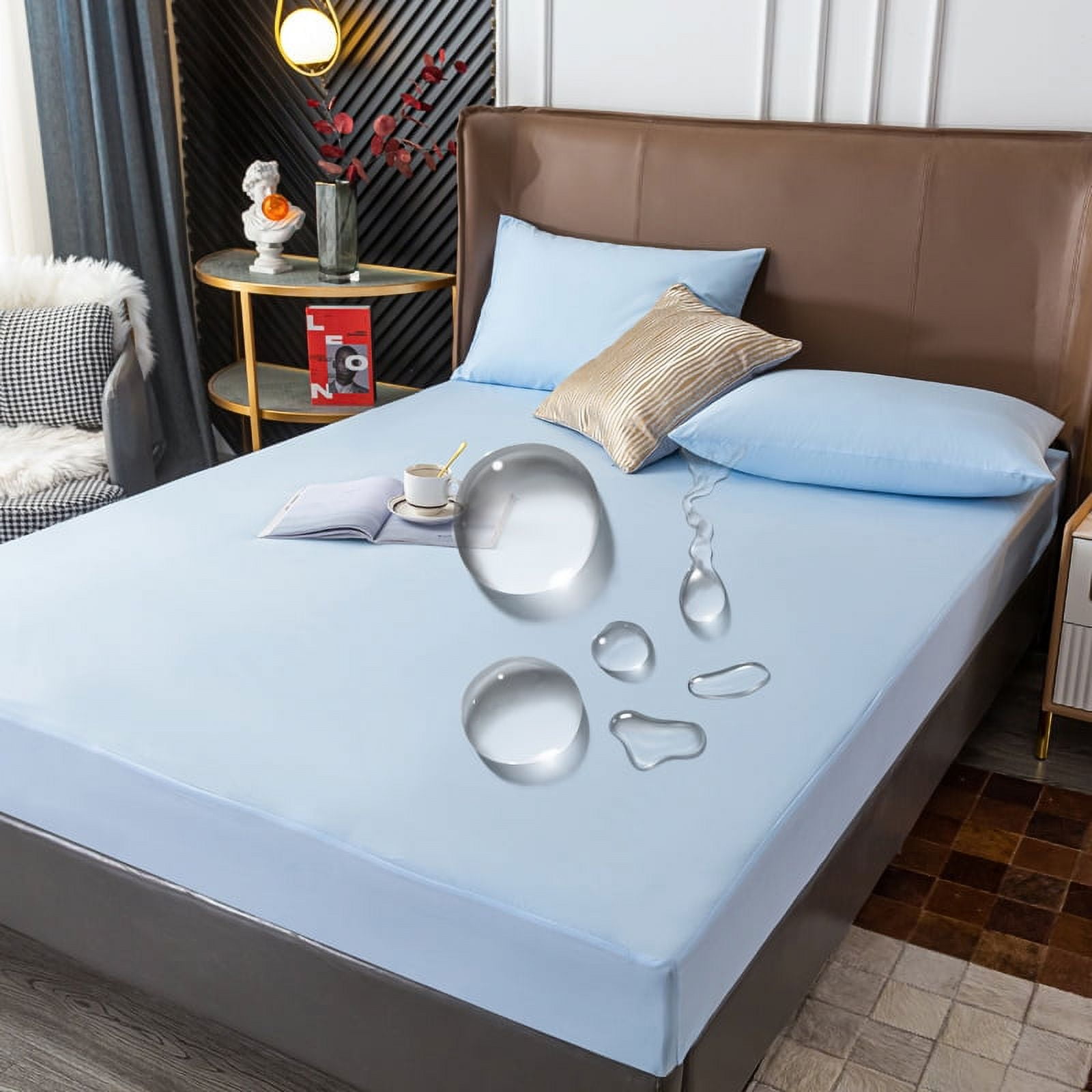 100 Cotton Thick Bed Cover Washable Mattress Pad Cover Anti Mites Bed