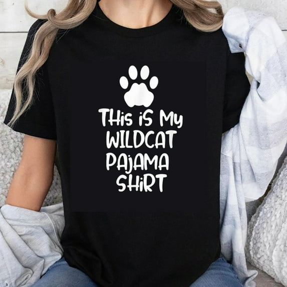 100% Cotton This Is My Wildcat Pajama Shirt