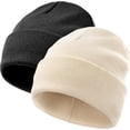 thumbnail image 1 of 100% Cotton Toddler Beanie Hats for Baby Boys Girls Kids Infant Winter Hat Soft Warm Knit Cuffed Caps, 1 of 7