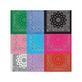 thumbnail image 1 of 100% Cotton USA Made Multi-Purpose Bandana Head Wrap Set, Multi color 3 pieces pack(Random from Images), 1 of 7