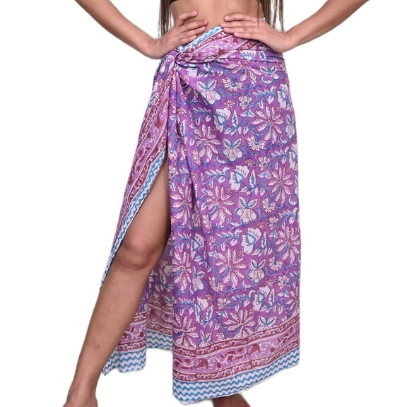 100 % Cotton Unique Swimsuit Coverup for Women Stylish Beach Cover Ups Sarong Wraps Pareo For Women