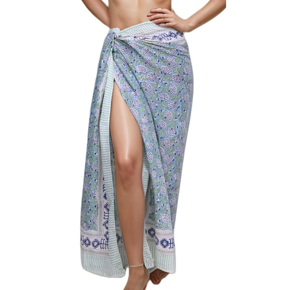 100 % Cotton Unique Swimsuit Coverup for Women Stylish Beach Cover Ups Sarong Wraps Pareo For Women