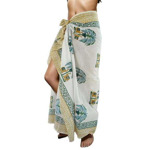 100 % Cotton Unique Swimsuit Coverup for Women Stylish Beach Cover Ups Sarong Wraps Pareo For Women