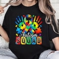 thumbnail image 1 of 100% Cotton Unisex Autism Awareness Support Squad T-Shirt, 1 of 5