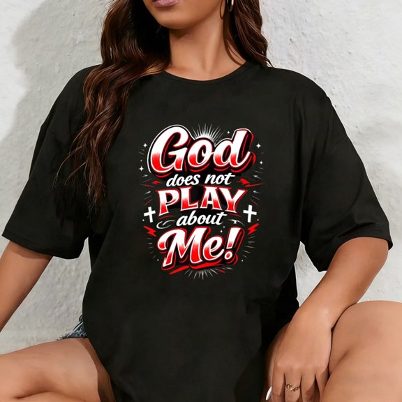 100% Cotton Unisex Bold Christian Faith Statement T-Shirt