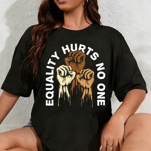 100% Cotton Unisex Equality Hurts No One Social Justice Human Rights Diversity T-Shirt