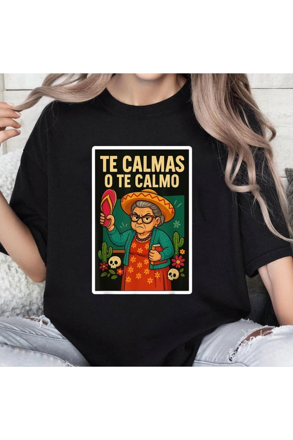 100% Cotton Unisex Funny Spanish-Mexican Bingo Gifts - La Abuela T-Shirt