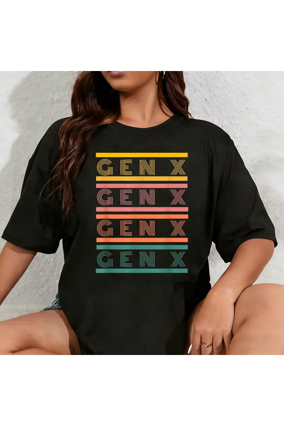 100% Cotton Unisex Gen X Generation X T-Shirt