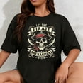 thumbnail image 1 of 100% Cotton Unisex Halloween Skull Let The Pirate Shenanigans Begin T-Shirt, 1 of 5