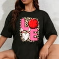 thumbnail image 1 of 100% Cotton Unisex Love Bowling Cute Bowling Women Girls Bowler T-Shirt, 1 of 5